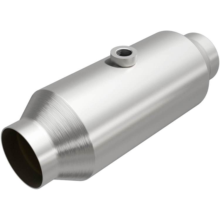 How is "universal fit" defined for this catalytic converter?