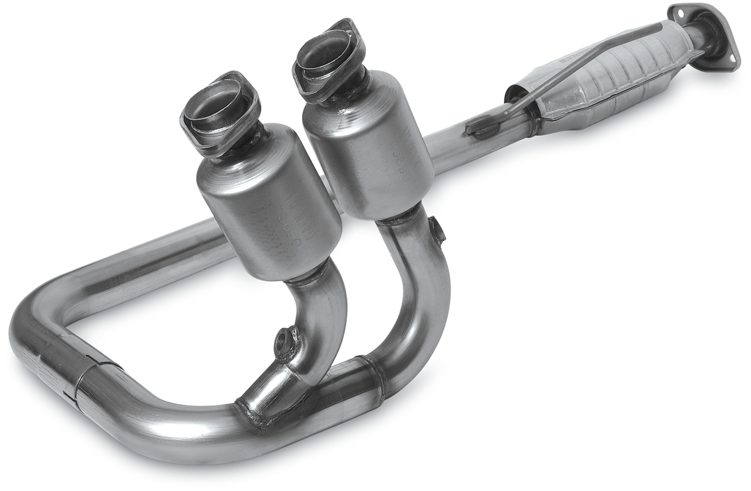 What materials are used in the Magnaflow 458027 catalytic converter?