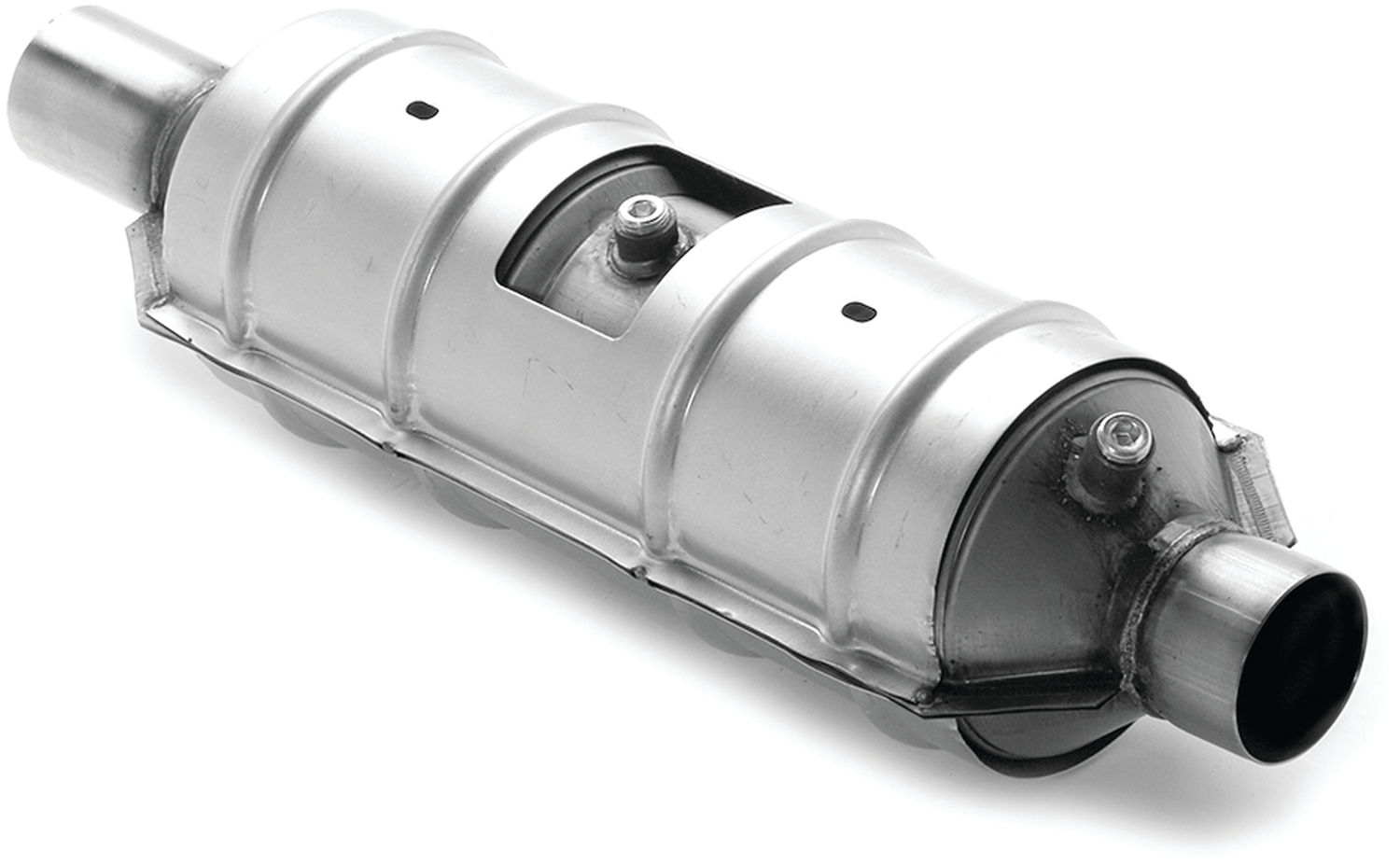 What is the overall length of the catalytic converter?