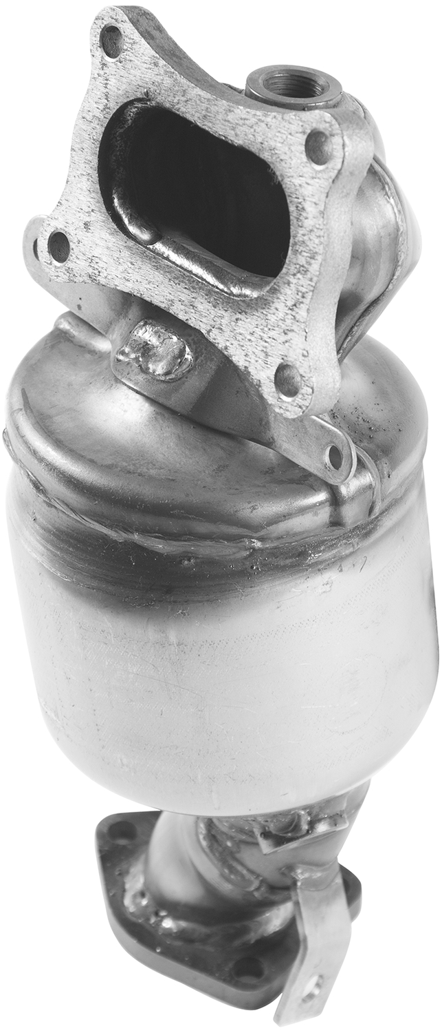 What is the construction type of this catalytic converter model?