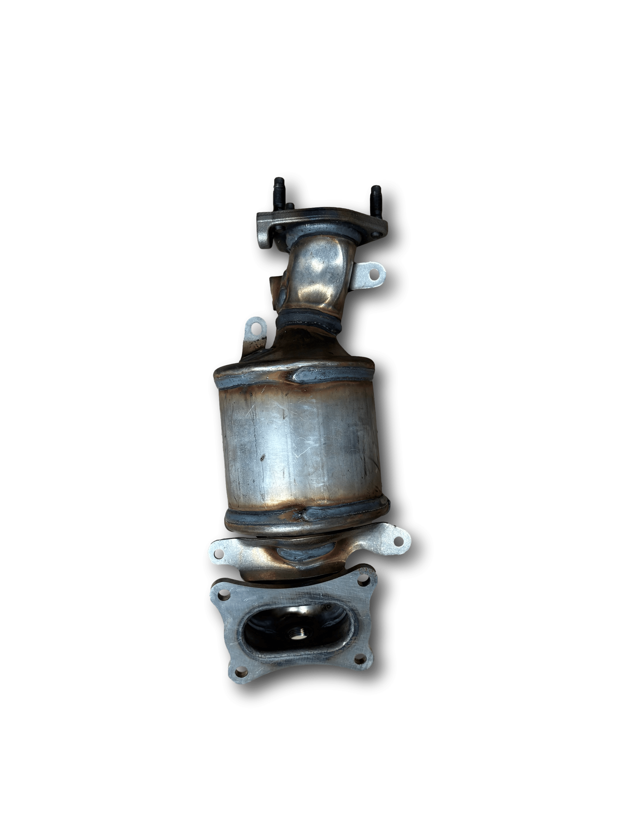 What is the construction type of this catalytic converter model?